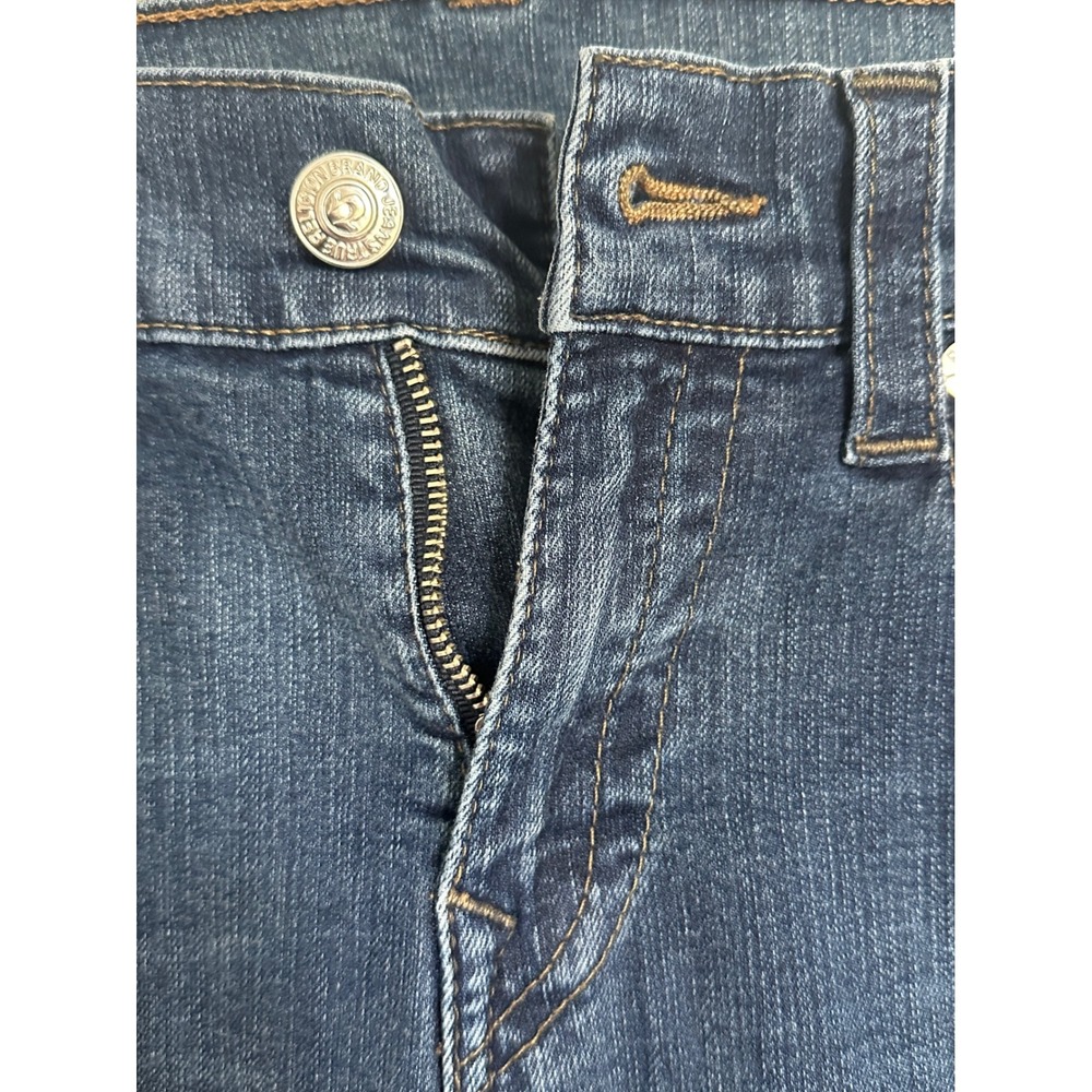 True Religion Women's Straight Leg Dark Wash Denim Jeans Size‎ 32 - Picture 3 of 13
